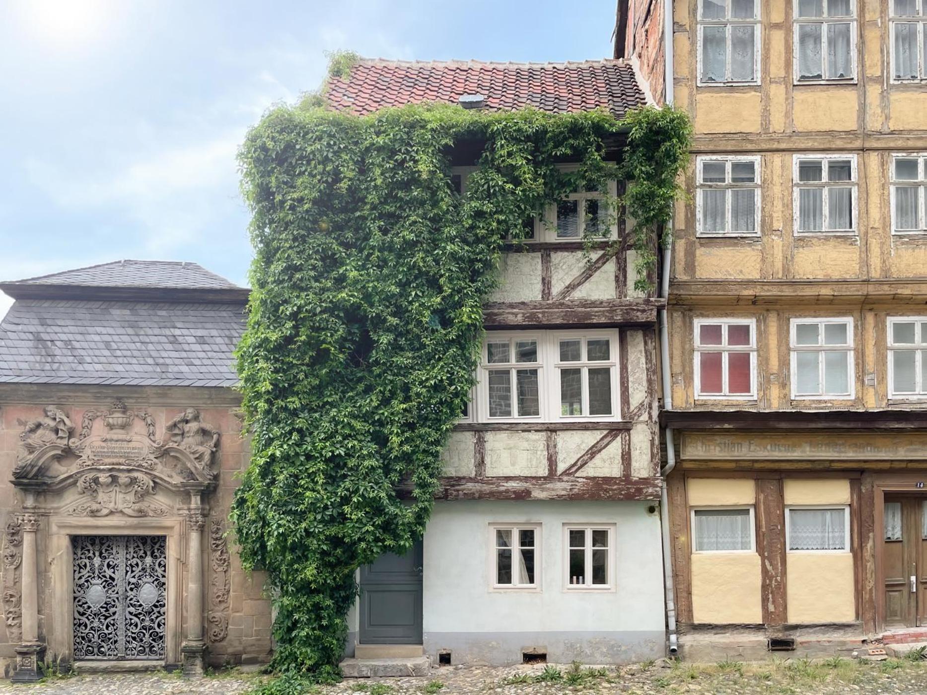 Das Fachwerkhaeuschen Am Kornmarkt - Herzlich & Charmant 크베들린부르크 외부 사진